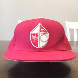 San Francisco 49ers Fitted Hat - Mitchell & Ness